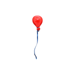 RESINA MAGNETE PALLONCINO COLORATO